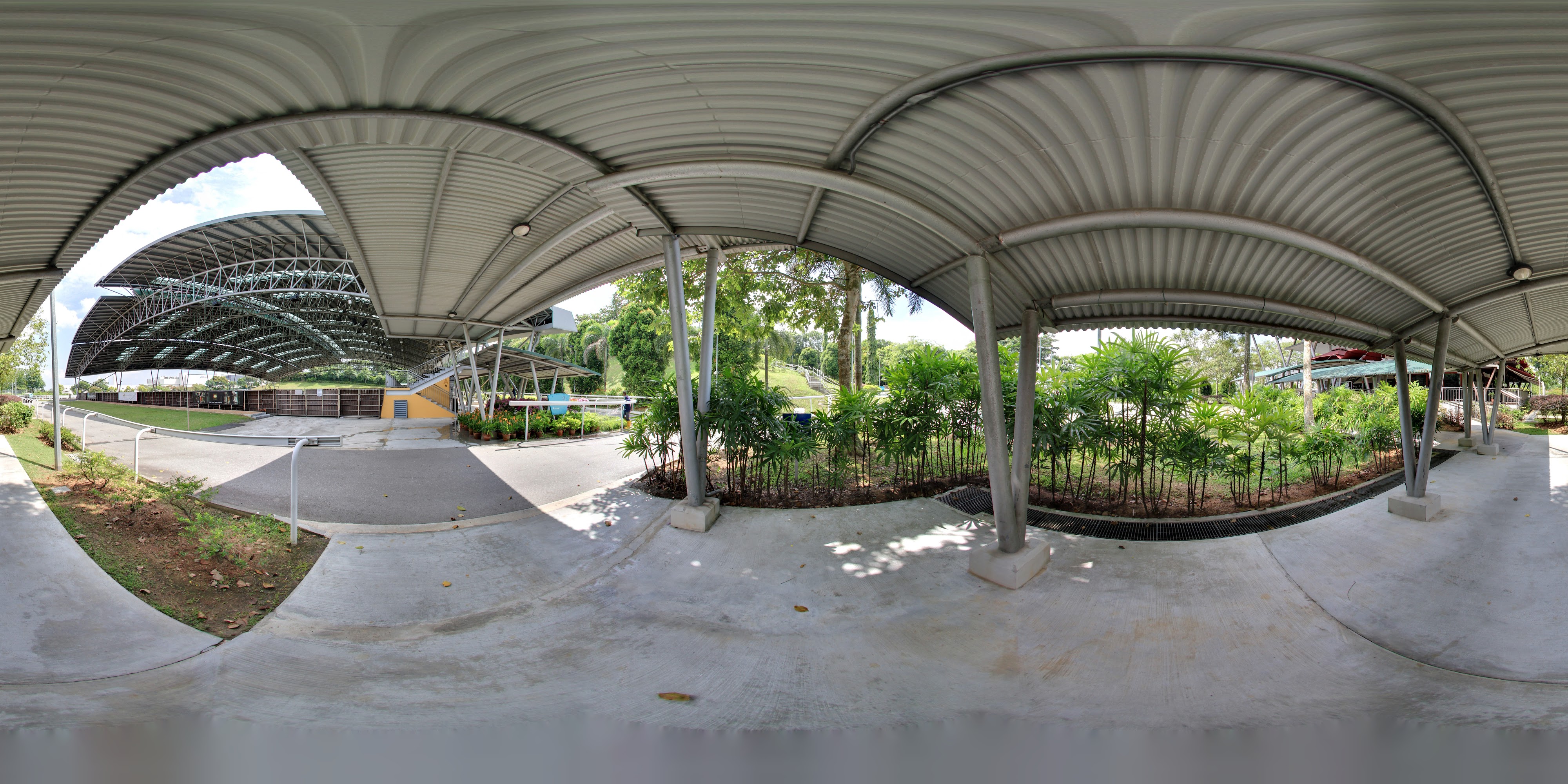 Covered Horse Riding Facility Grounds