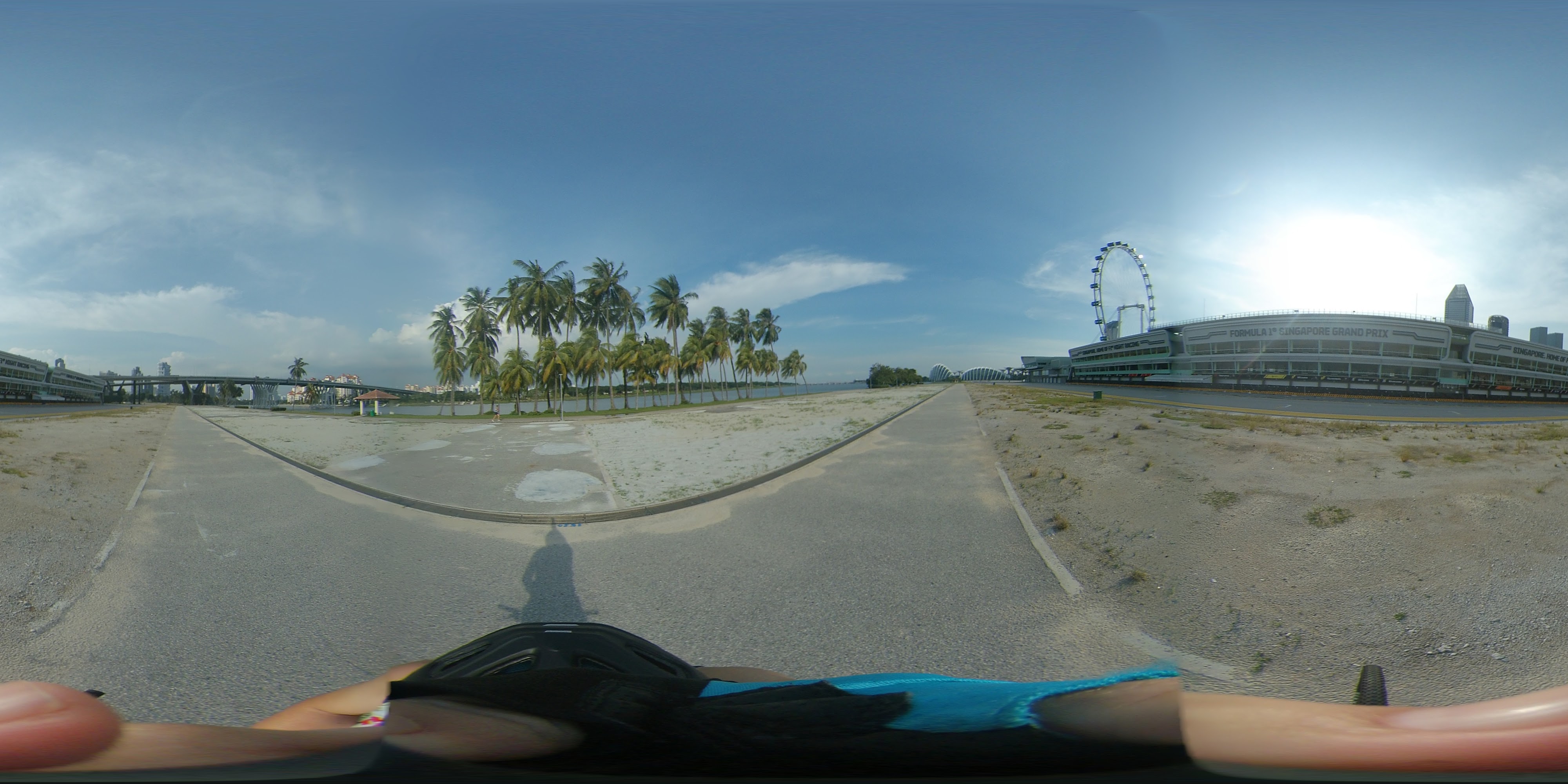 Grandstand and Race Track