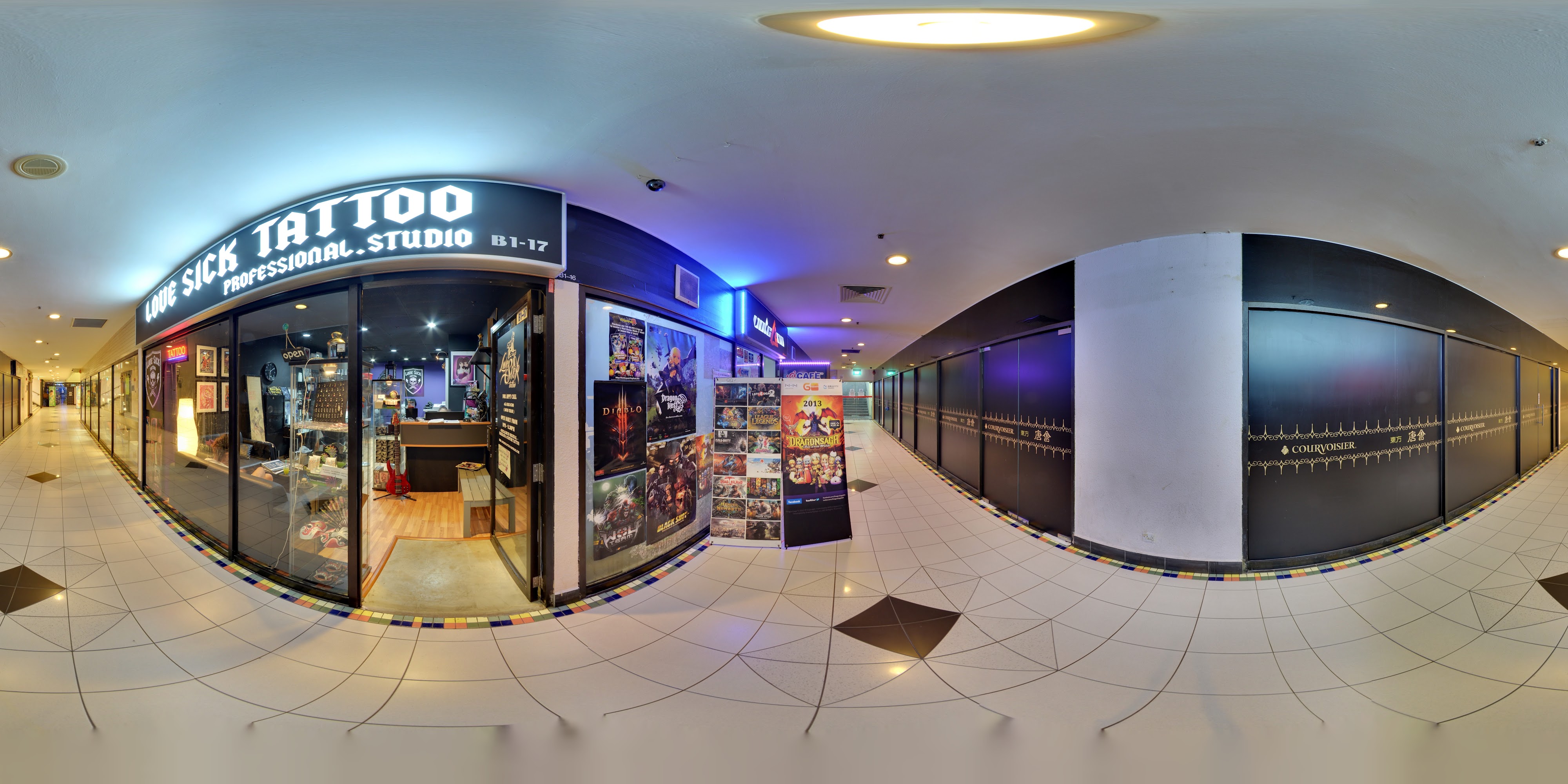 Stylish Tattoo Studio Interior