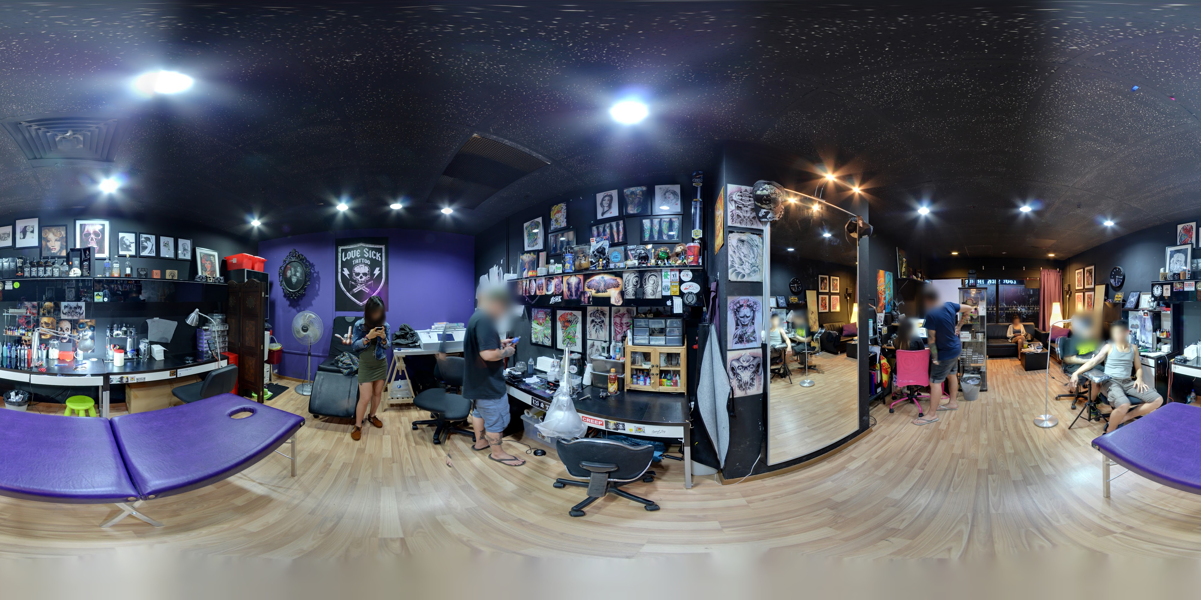 Tattoo Studio Interior Overview
