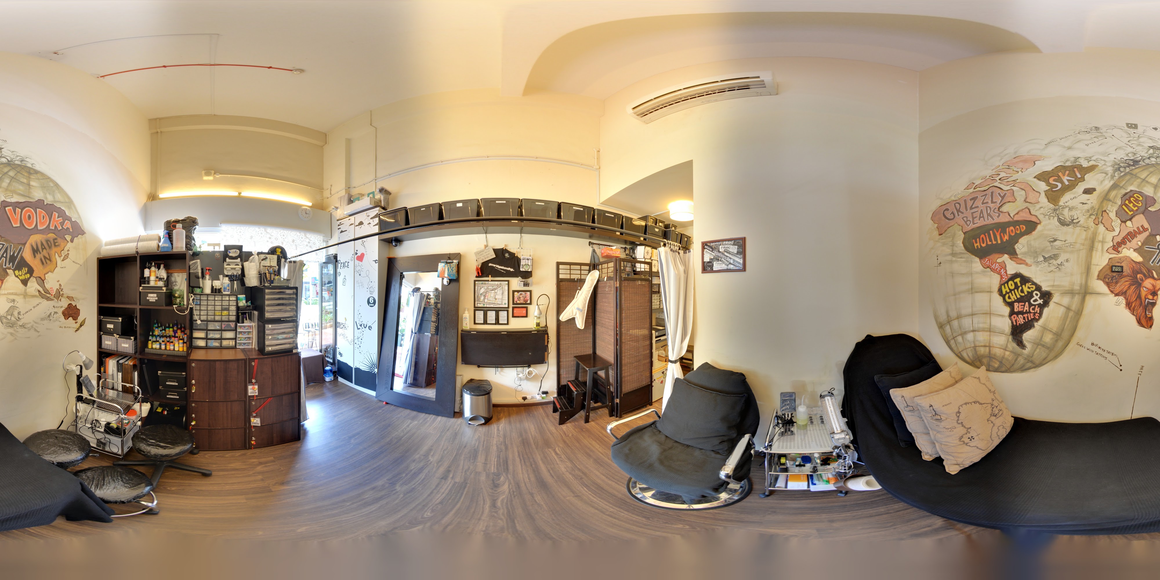 Creative Tattoo Studio Interior
