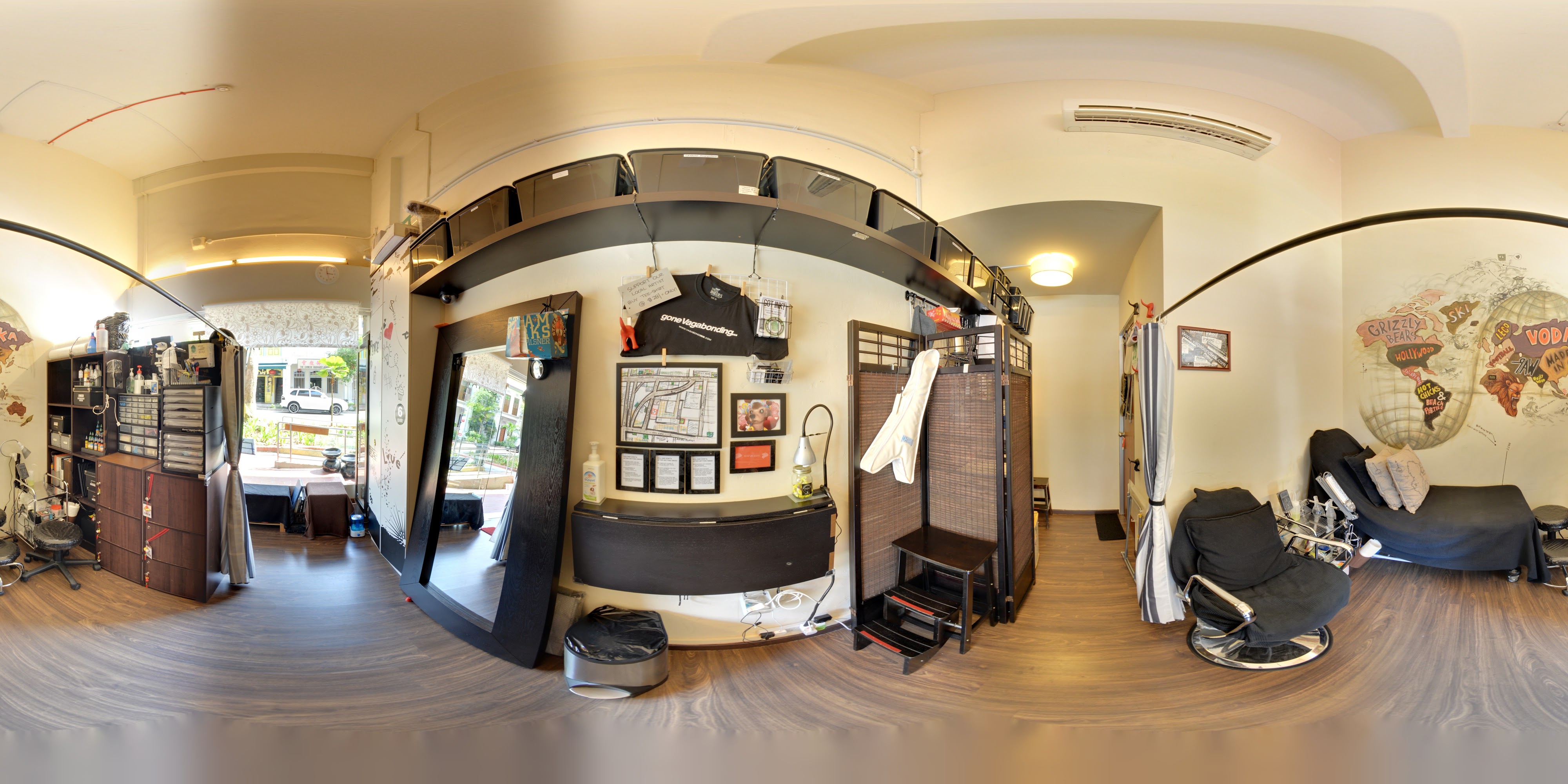 Modern Interior Tattoo Studio