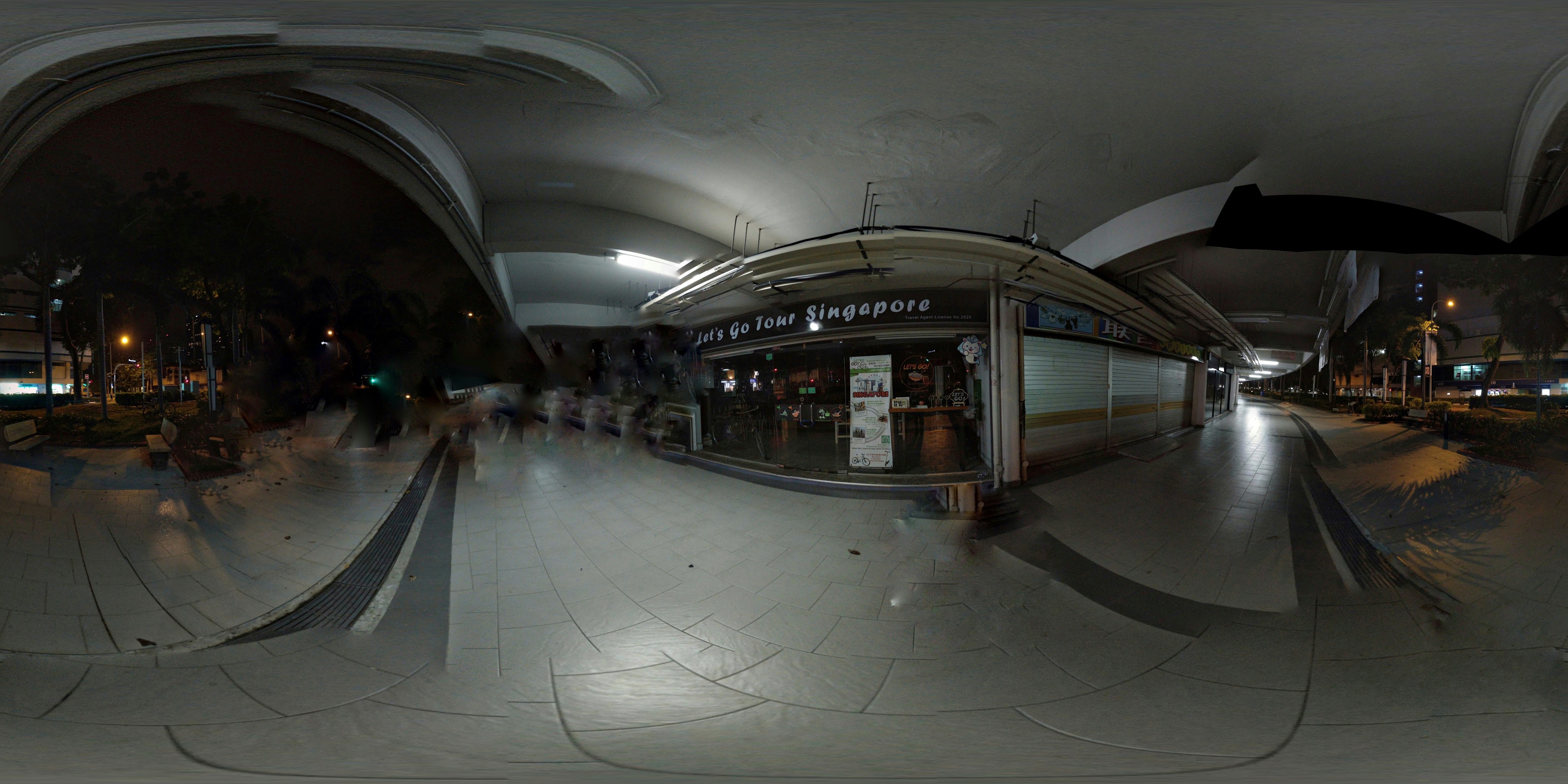 Nighttime Undercover Tour Shop Area