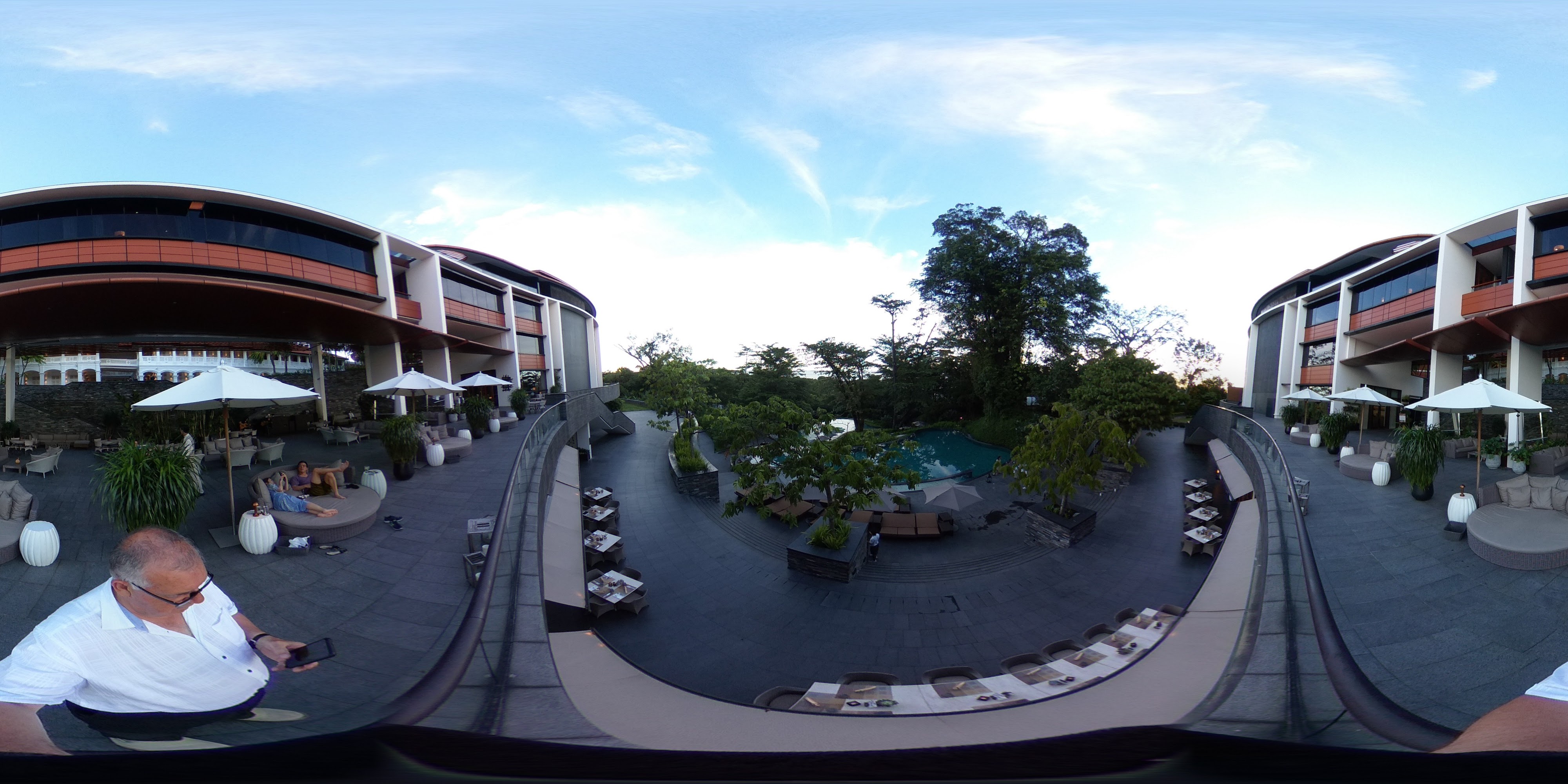 Elegant Resort Pool Setting