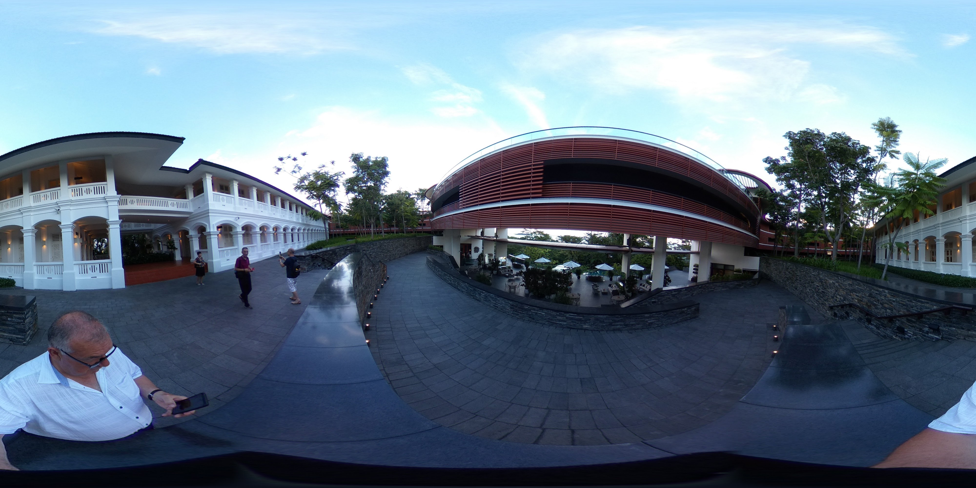 Elegant Complex with Modern Path