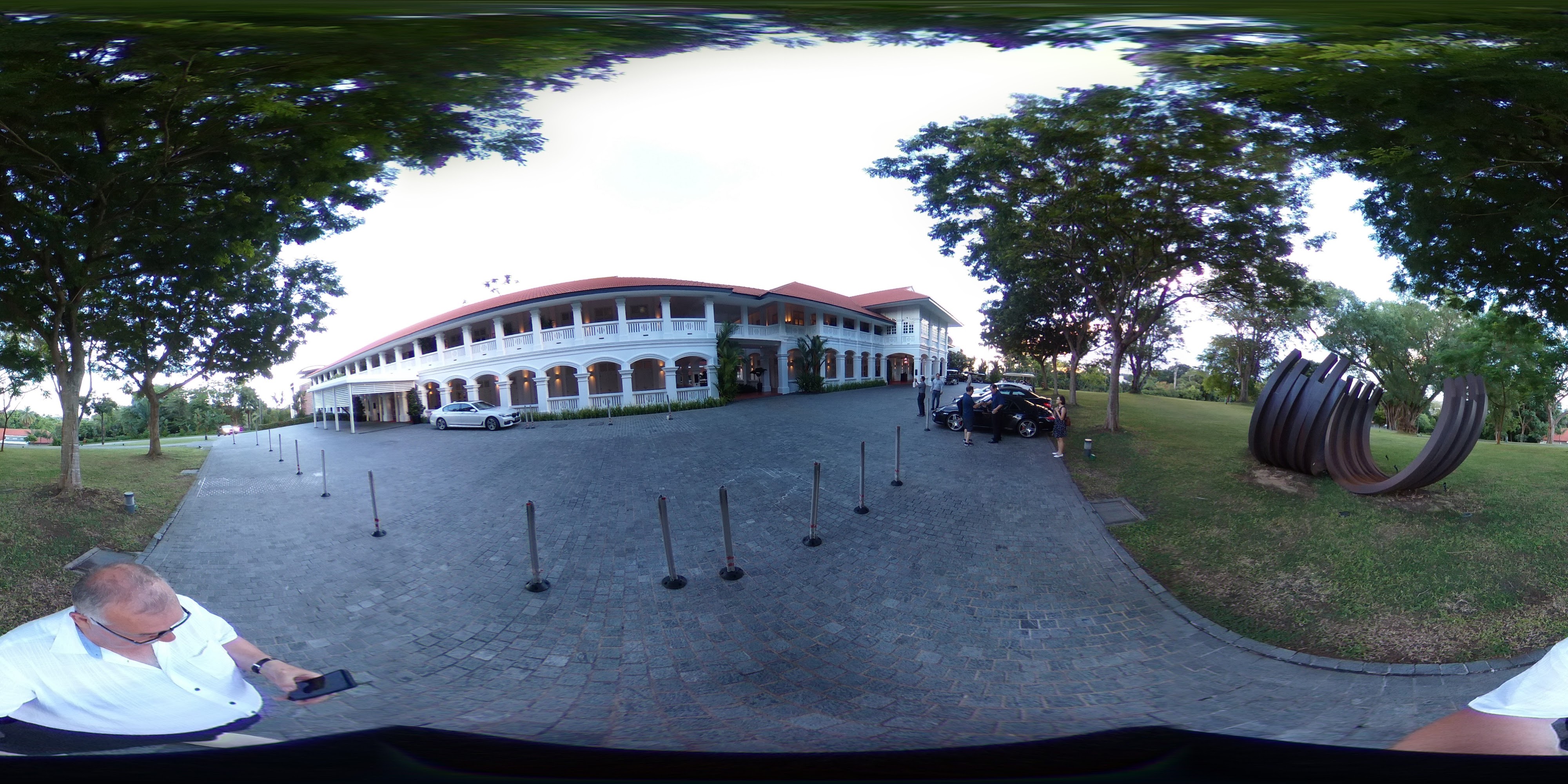 Historic Hotel and Sculpture