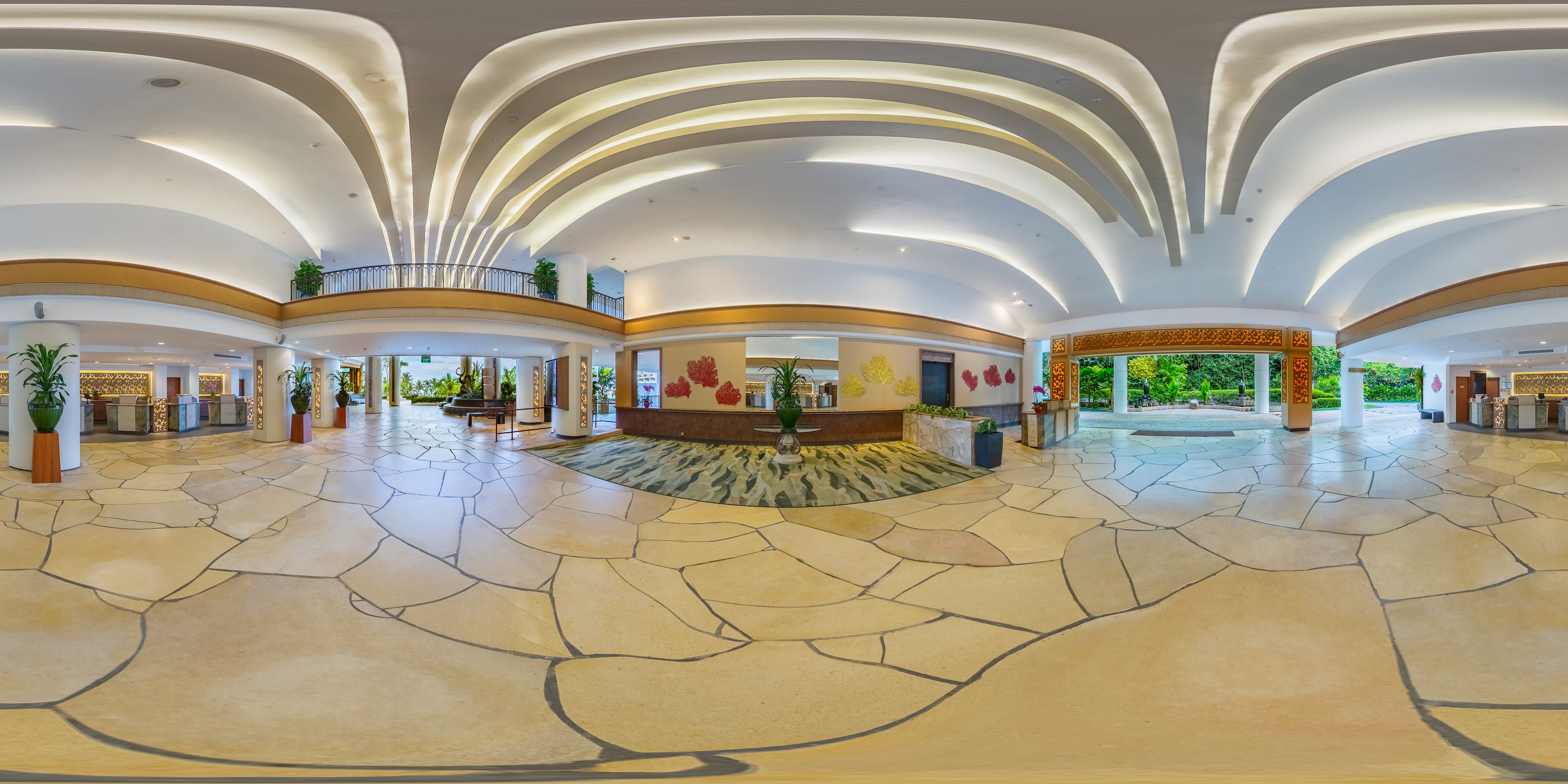 Lobby Decor And Lighting Design