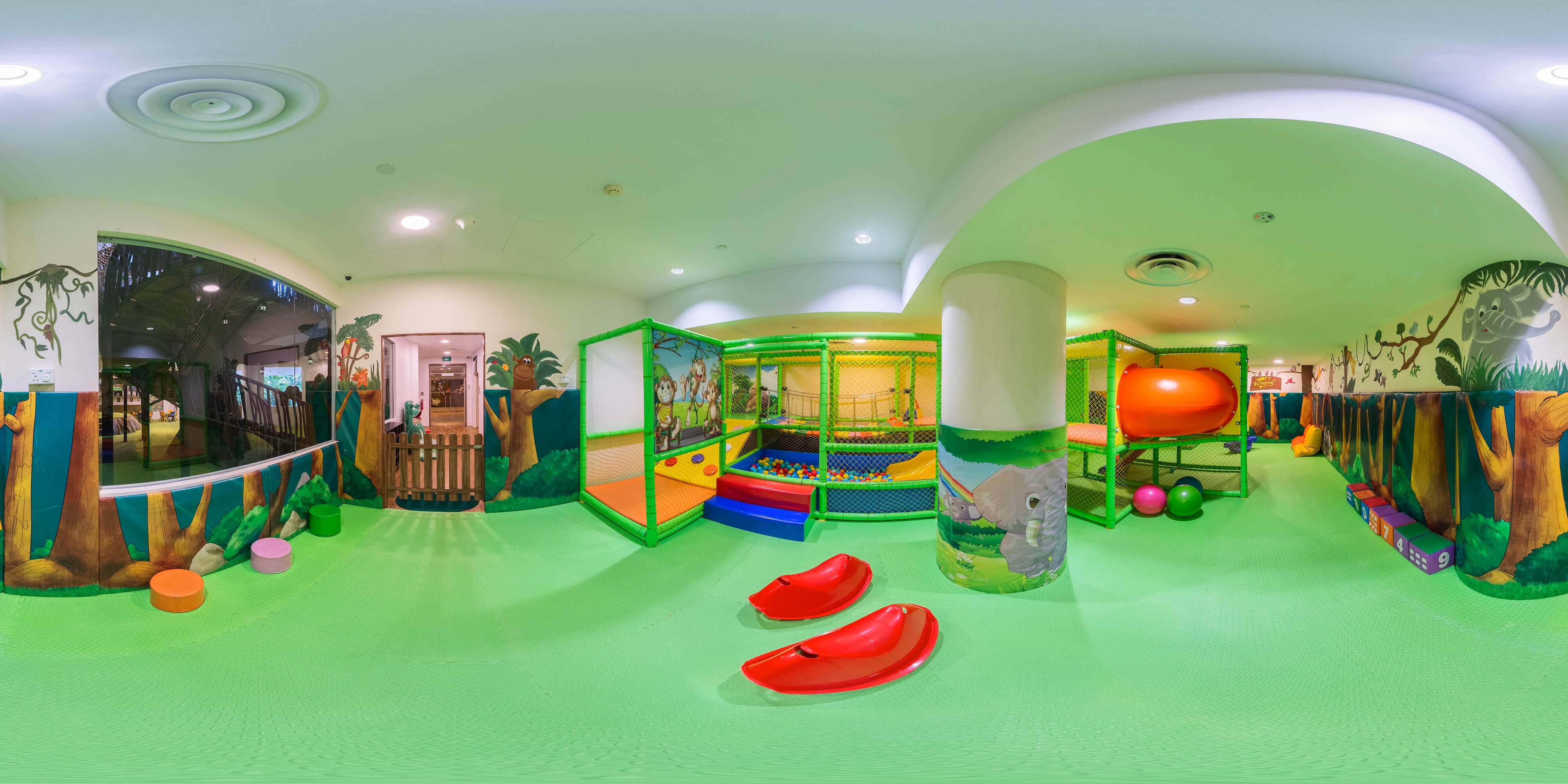 Vibrant Kids Play Area.