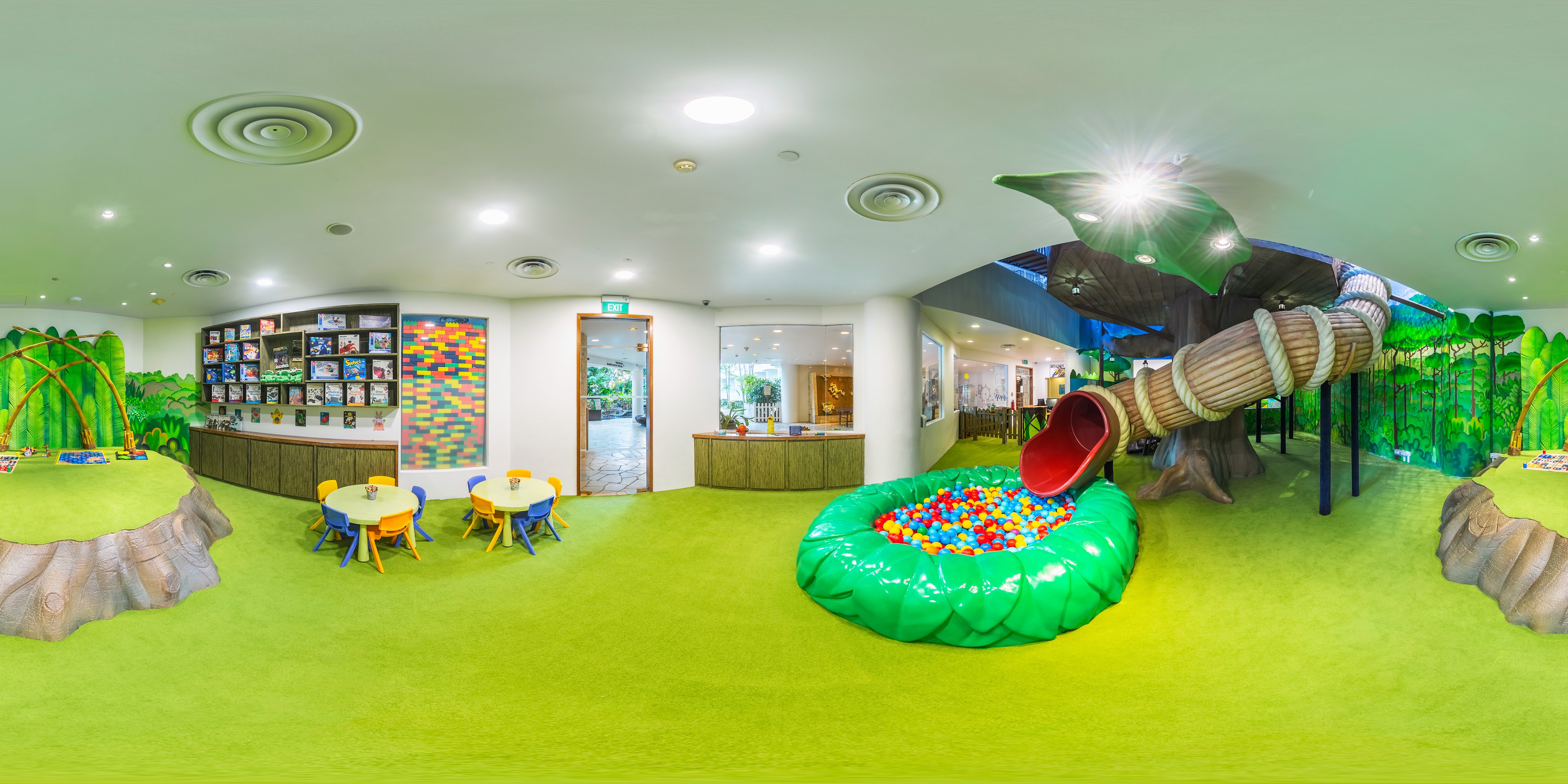 Colorful Indoor Children's Play Area