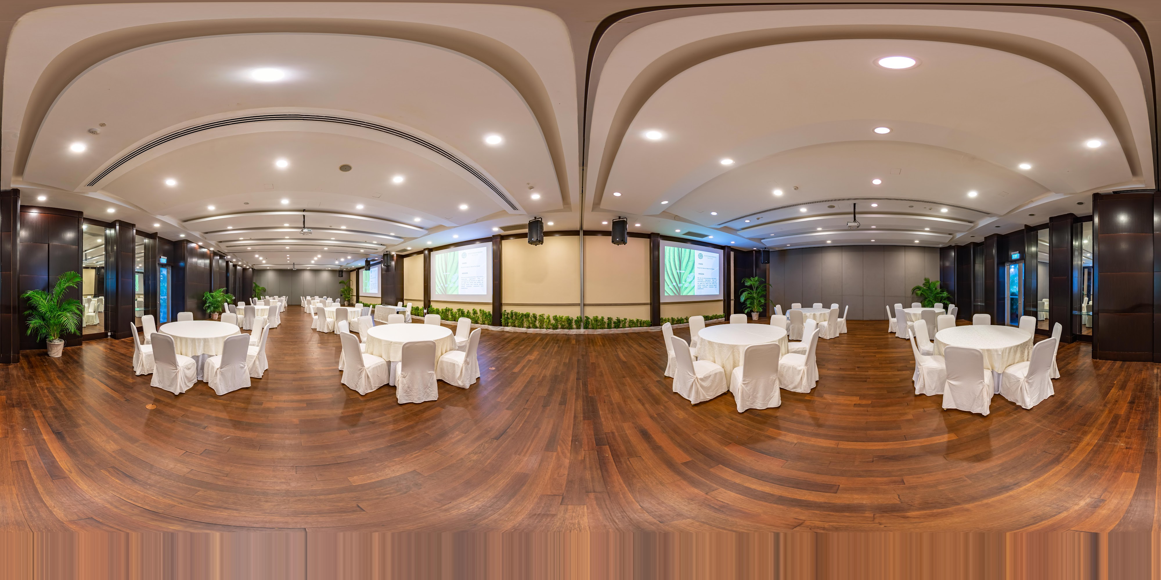 Luxurious Conference Hall Setup.