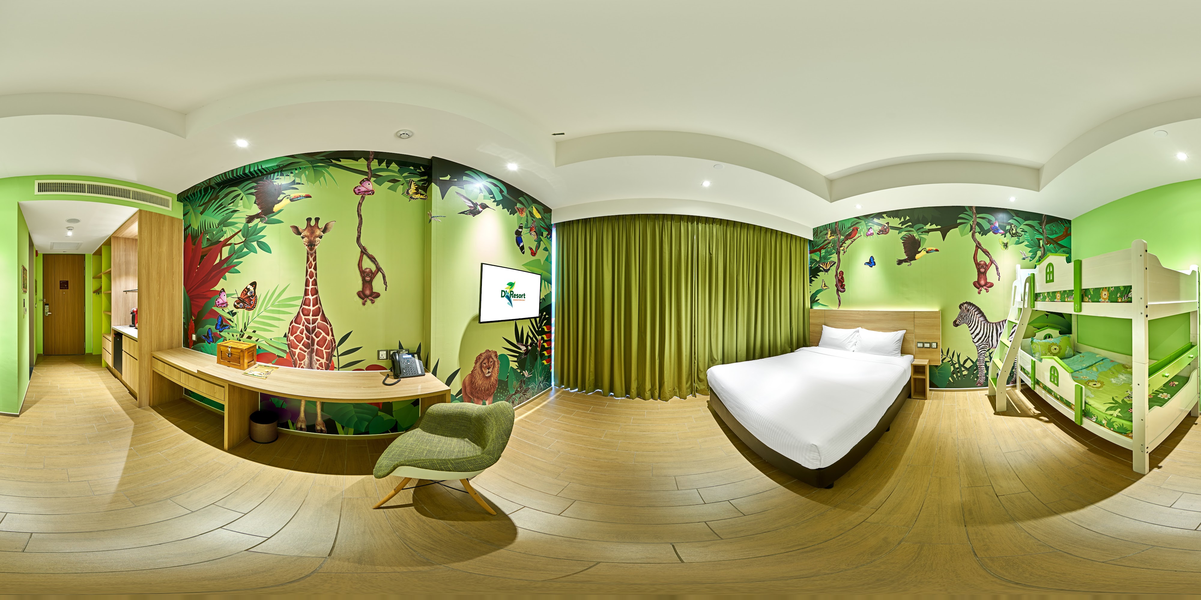 Themed Jungle Family Room