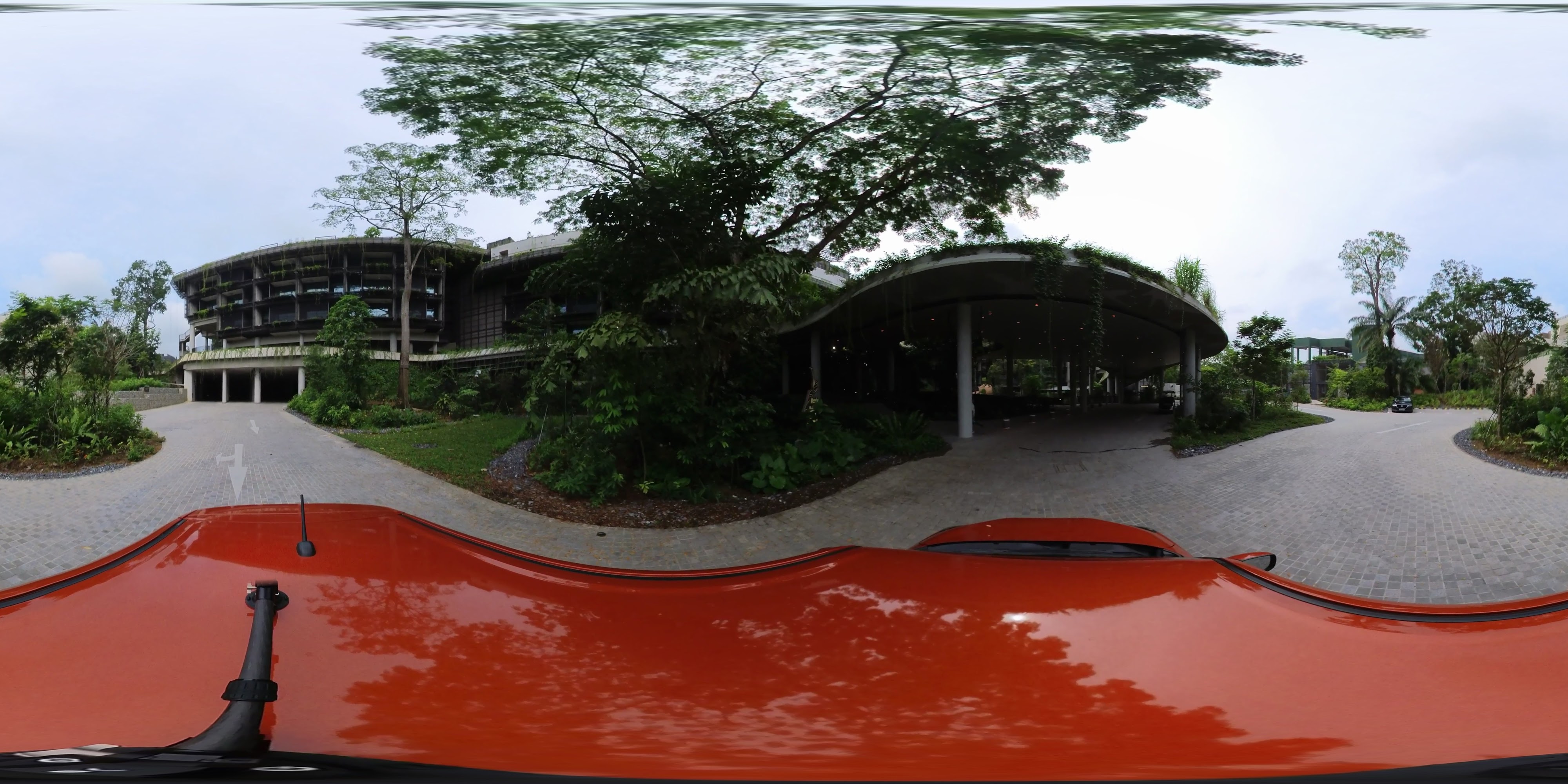 Nature-themed Luxury Resort Entrance