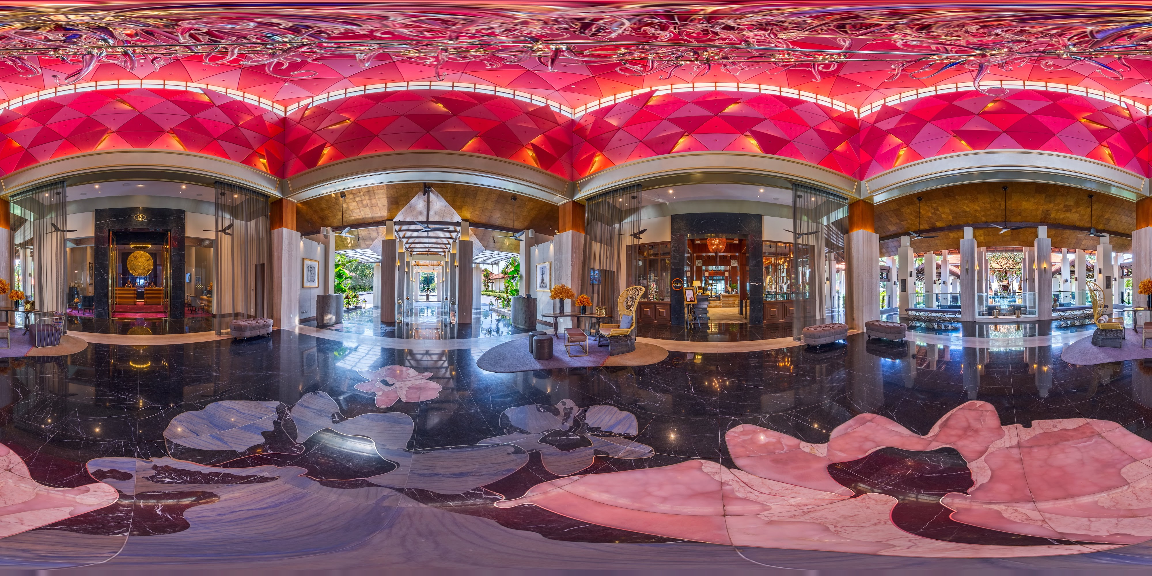 Luxurious Enhanced Lobby Interior