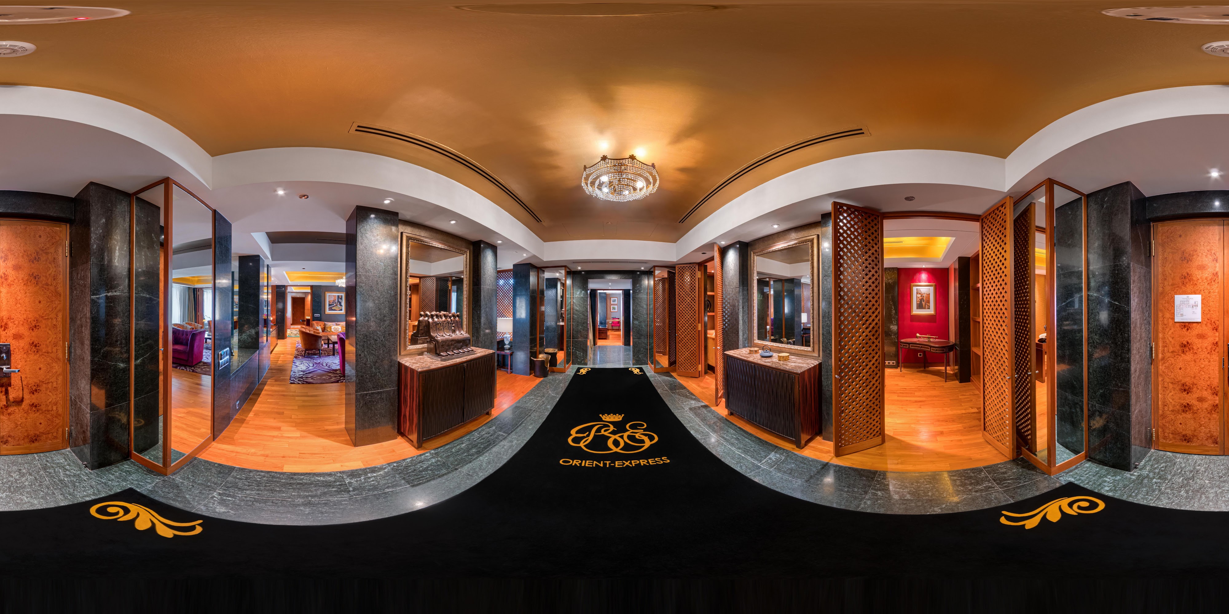 Luxurious, Elegant Hotel Corridor