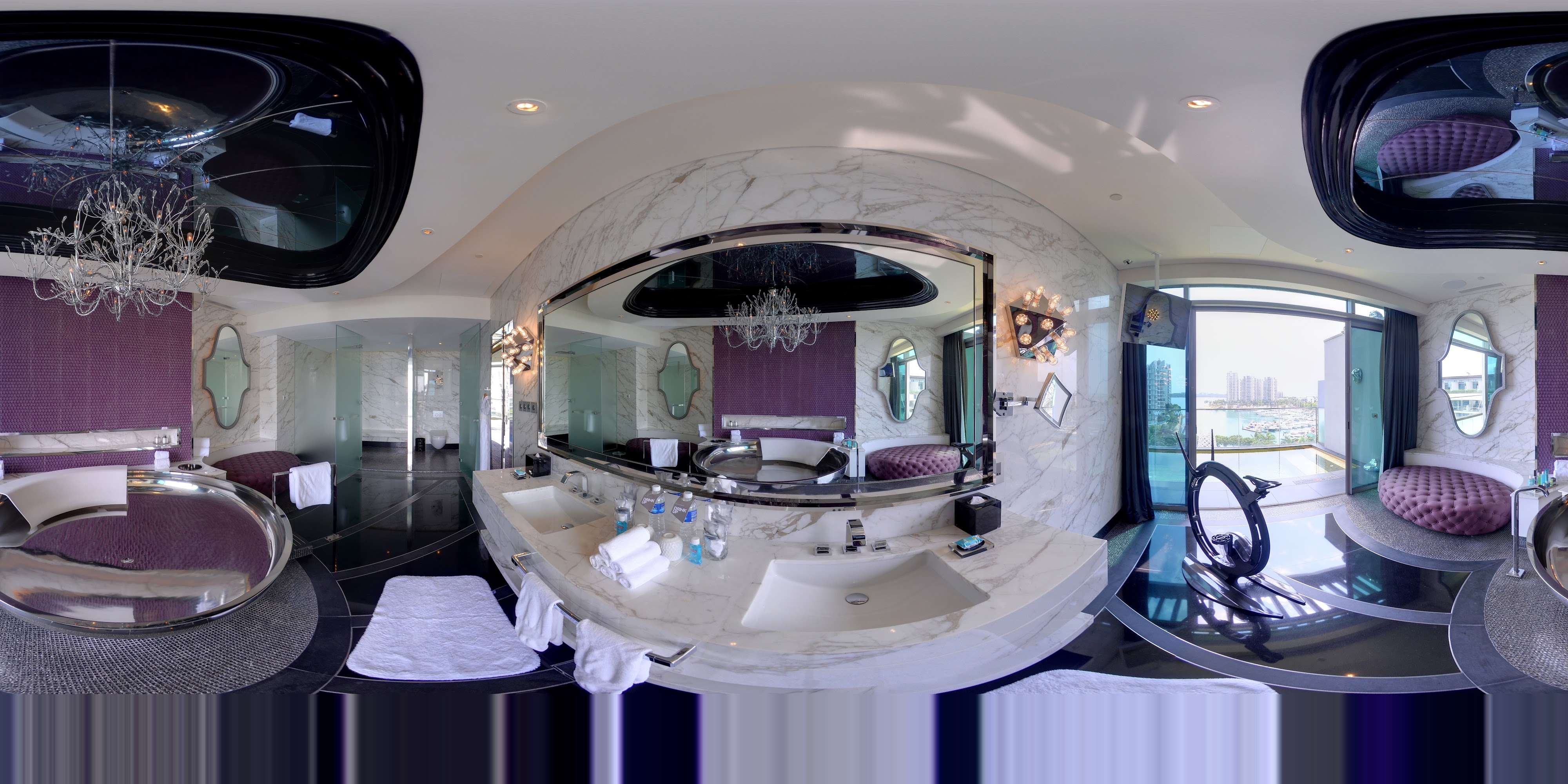 Luxurious Modern Bathroom Setting