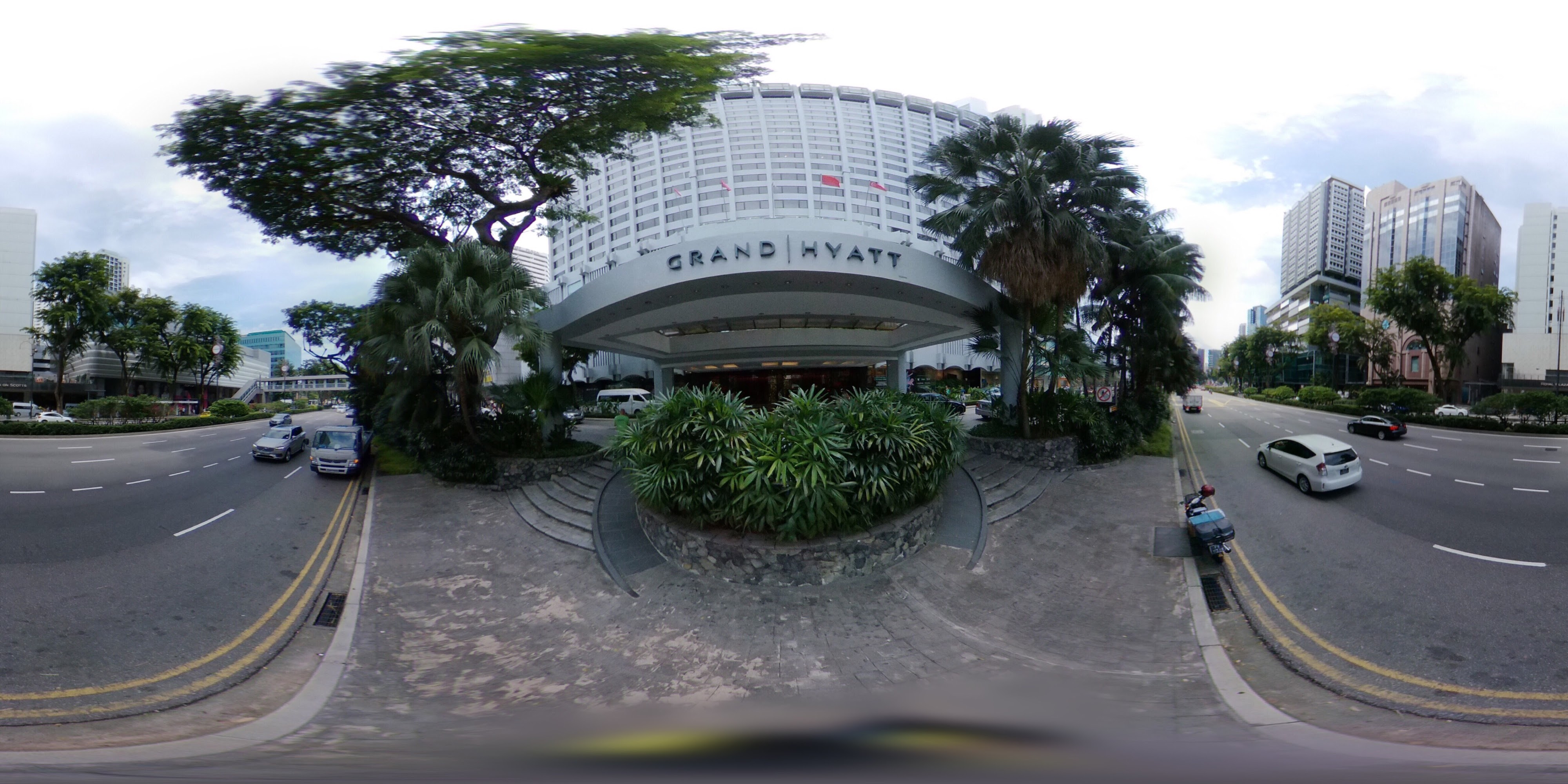 Luxury Hotel Entrance Scenario