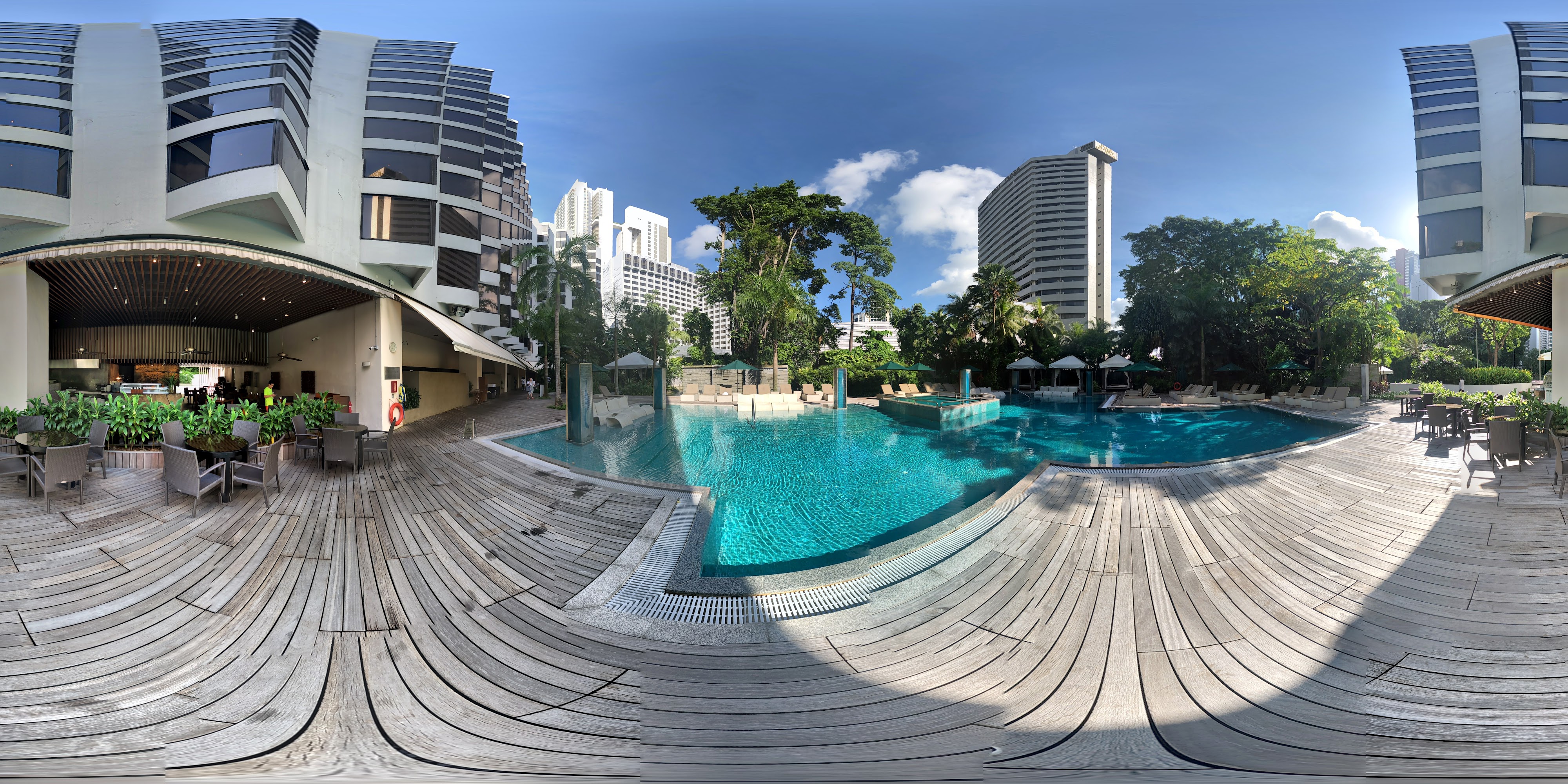 Elegant Poolside Urban Oasis