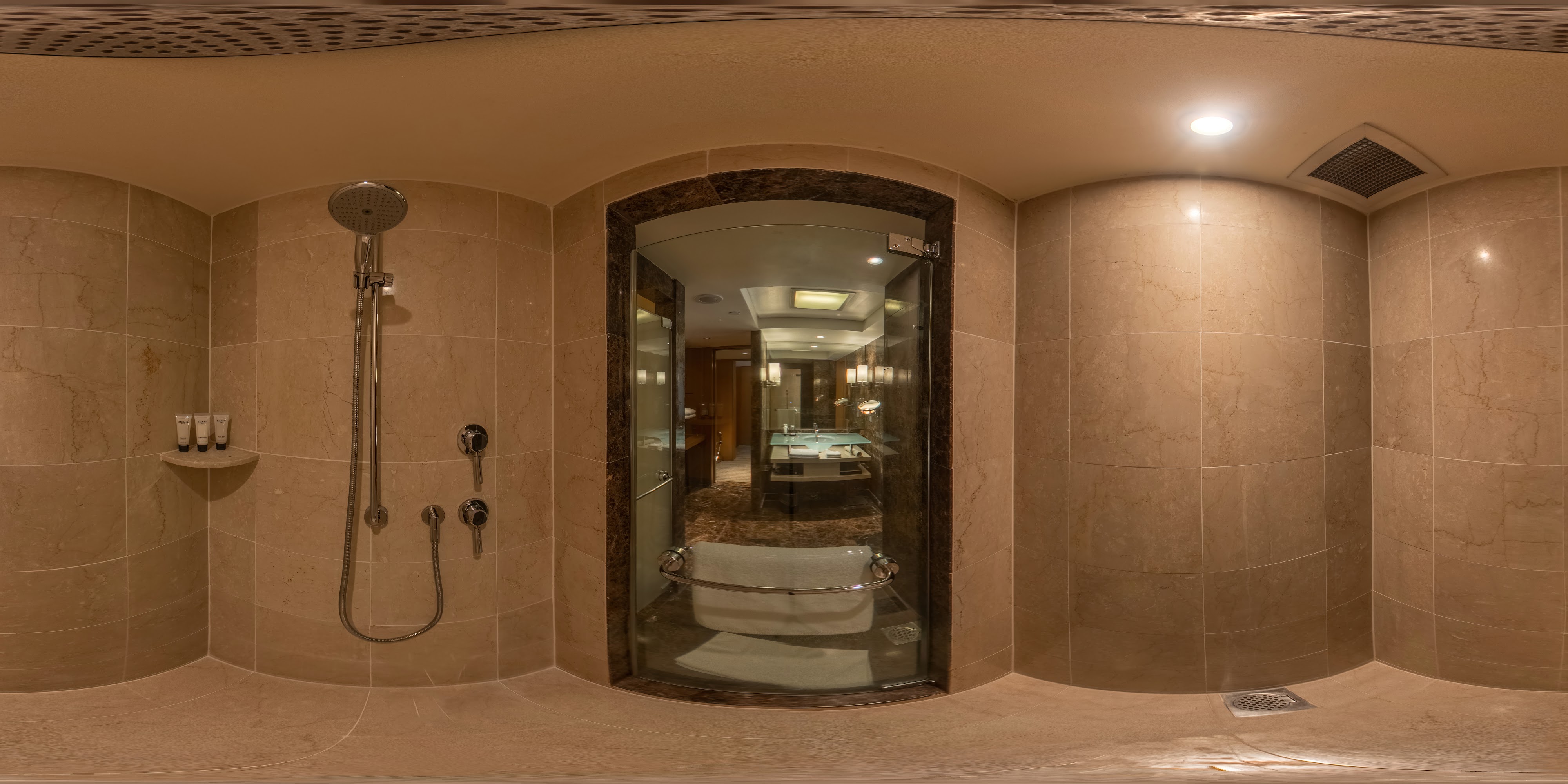 Luxurious Bathroom Interior.