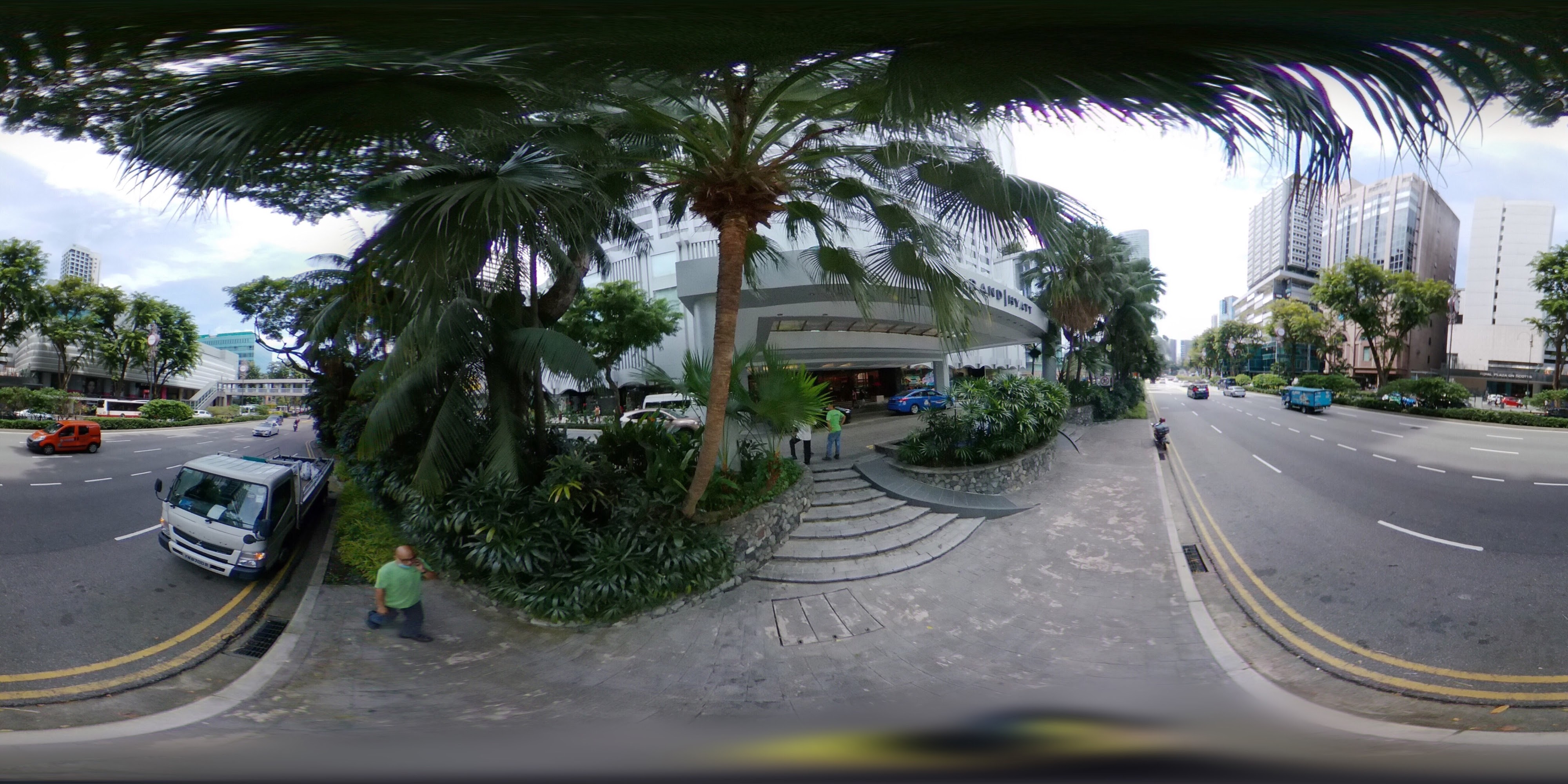 Luxurious Urban Hotel Entrance