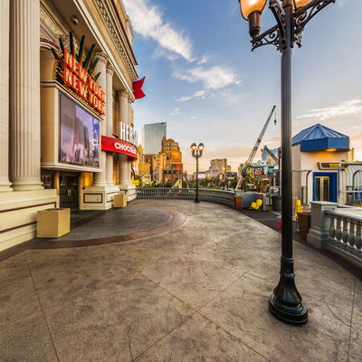 Footbridge from MGM Grand